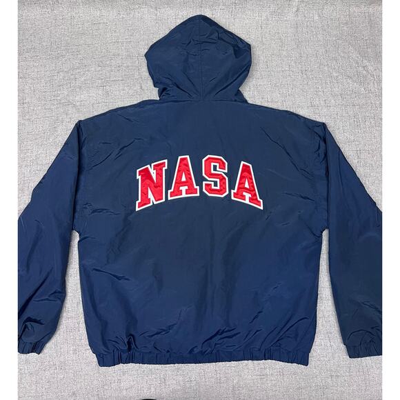 NASA Bomber Jacket Men Large Gear for Sports Sweatshirt Interior‎ - Picture 1 of 11